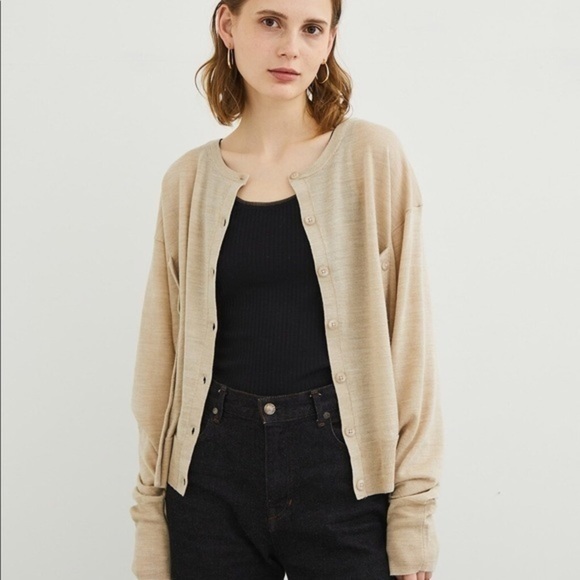 THE AD+ Studious Merino Blend Cardigan - Picture 15 of 16